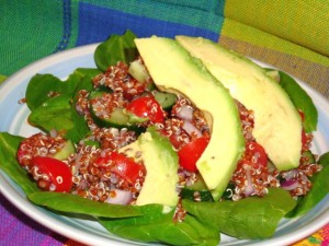Quinoa and Avocado salad
