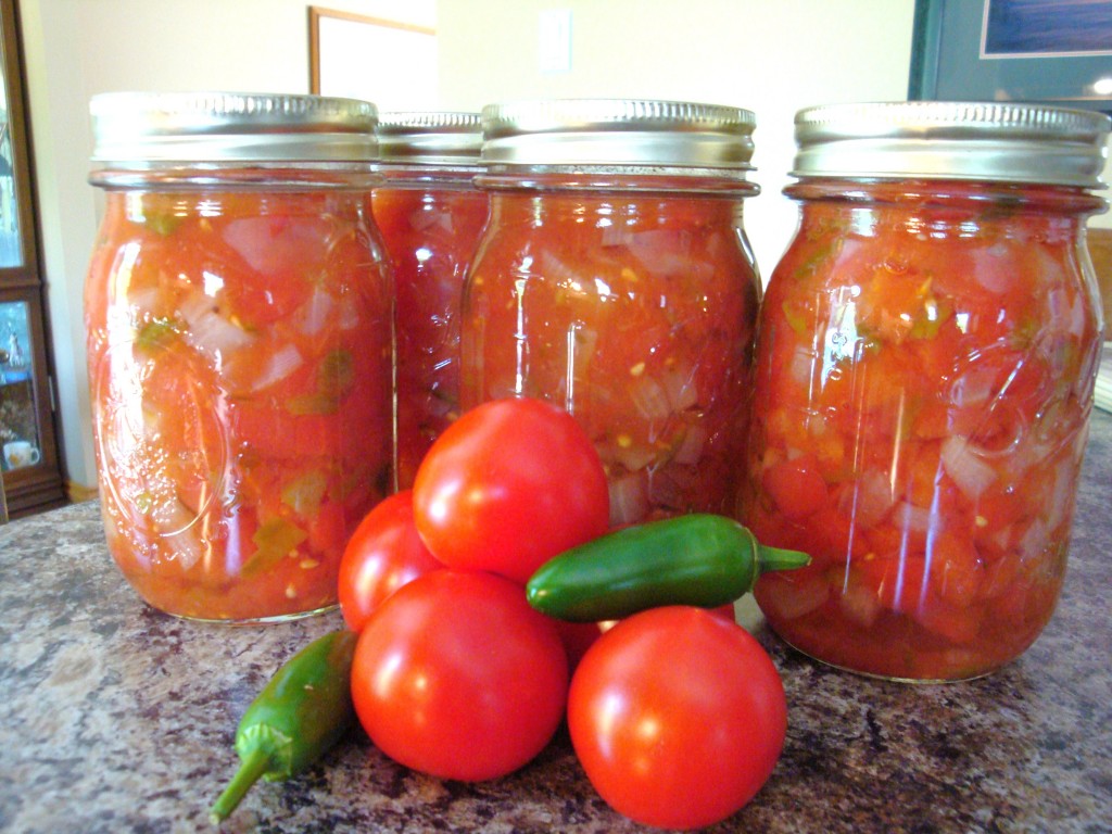 HomeMade Rotel (Green Chiles and Tomatoes)